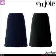 オフィス 接客 制服 en joie アンジョア Aラインスカート 52147 スマートストレッチ 2026年春夏新作