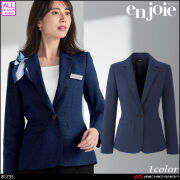オフィス 接客 制服 en joie アンジョア ジャケット 81735  