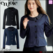 事務服 制服 接客 ユニフォーム en joie アンジョア ジャケット 82065