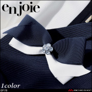 ユニフォーム エステ 美容サロン 制服 en joie アンジョア リボン ブローチ OP170 