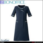 事務服 制服 BONOFFICE ボンオフィス ワンピース AO5802 S422シリーズ エアリアルニット ニット素材 ボンマックス