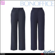 事務服 制服 BONOFFICE ボンオフィス 裾上げらくらくパンツ AP6262 スリークストライプ A261シリーズ ボンマックス 2026年秋冬新作