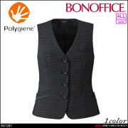 事務服 制服 BONOFFICE ボンオフィス ベスト AV1287 A223シリーズ モノトーンツイード ボンマックス 