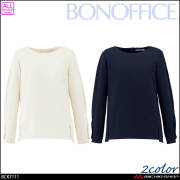 事務服 制服 BONOFFICE ボンオフィス 長袖カットソー BCK7111 ボンマックス 2026年秋冬新作