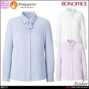 事務服 制服  BONOFFICE ボンオフィス 長袖ブラウス RB4171 ボンマックス 