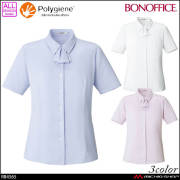 事務服 制服 BONOFFICE ボンオフィス春夏 オーバーブラウス AJ0853