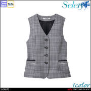 事務服 制服 オフィス セロリー selery ベスト  S-04670  カリスツイード