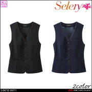 事務服 制服 オフィス セロリー selery ベスト S-04710 S-04711 フロウライトニット