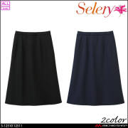 事務服 制服 オフィス セロリー selery Aラインスカート S-12510 S-12511 フロウライトニット