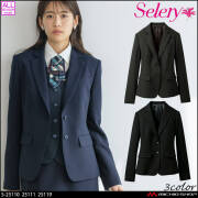 [TioTio素材]事務服 制服 オフィス セロリー selery 長袖 ジャケット S-25110 S-25111 S-25119 