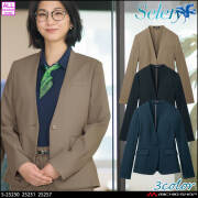 事務服 制服 オフィス セロリー selery ノーカラー ジャケット S-25250 S-25251 S-25257  ニュアス
