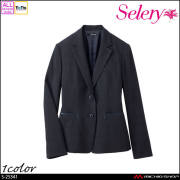 [TioTio素材]事務服 制服 オフィス ユニフォーム セロリー selery ジャケット S-25341 エアフォート エニーチェック 2026年秋冬新作
