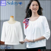 Selery  37167 シャツ S M L LL 【 小さめサイズ 普通サイズ 大きめサイズ  オフィス 事務服 セロリー 】 Selery 37167 シャツ S M L LL 【 小さめサイズ 普通サイズ