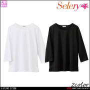 事務服 制服 オフィス セロリー selery カットソー(七分袖)  S37290 S-37298 