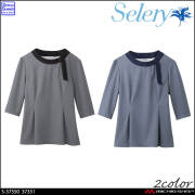 事務服 制服 オフィス セロリー selery プルオーバー  S-37350 S-37351 2026年春夏新作 シアクールニット
