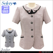 事務服 ss710l 神馬本店 美形オーバーブラウス【オフィス制服の通販