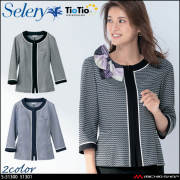 事務服 制服 セロリー selery ポロシャツ(リボン付き) S-37071 S-37079