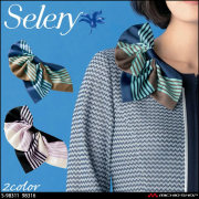 事務服 制服 セロリー selery リボン(クリップ付き) S-98315 S-98316  デコールニット　シェリーニット