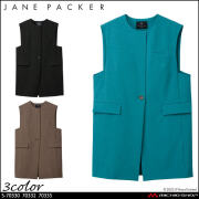 事務服 制服 オフィス 受付 接客 セロリー selery ロングベスト S-70330 S-70332 S-70335  ジェーンパッカー janepacker