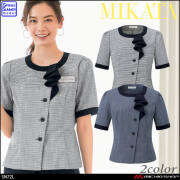ユニフォーム 制服 受付 セレクトステージ MIKATA 美形 オーバーブラウス サマージャケット SN72L 神馬本店 