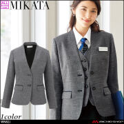 事務服 制服 セレクトステージ 神馬本店 シャンナーレ ノーカラージャケット WN82J 