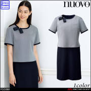 事務服 制服 フォーク ヌーヴォ FOLK nuovo 脇ゴムプリーツスカート