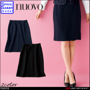 事務服 制服 フォーク ヌーヴォ FOLK nuovo 脇ゴムキュロットスカート
