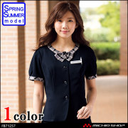 事務服 制服 フォーク ヌーヴォ オーバーブラウス FB71257 FOLK nuovo 春夏
