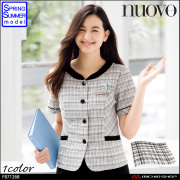 事務服 制服 フォーク ヌーヴォ FOLK nuovo オーバーブラウス FB71268