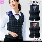 事務服 制服 オフィス FOLK フォーク nuovo ヌーヴォ ベスト FV36463 