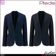 事務服 制服 オフィス ユニフォーム aitoz pieds ピエ レディース ノーカラージャケット 46020 エコトラッドチェック