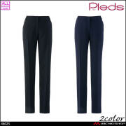 事務服 制服 オフィス ユニフォーム aitoz pieds ピエ レディース テーパードパンツ 46023 エコトラッドチェック