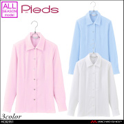 事務服 制服 pieds ピエ aitoz　長袖ブラウス HCB2951