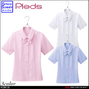 事務服 制服 pieds ピエ aitoz　半袖ブラウス HC8120