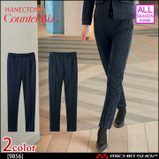 おもてなし制服 受付 ハネクトーン ワンピース 7731 ストライプニット