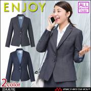 事務服 制服 ENJOY エンジョイ ジャケット EAJ678 スマートバーズアイ カーシーカシマ