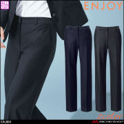 事務服 制服 オフィス ENJOY エンジョイ  カーシーカシマ ストレートパンツ EAL864 