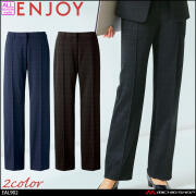 エンジョイのエフォートレスチェックニット|事務服・オフィス制服なら