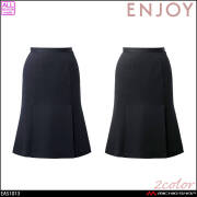事務服 制服 接客 ENJOY エンジョイ オフィス カーシーカシマ ストライプ マーメイドラインスカート EAS1013 グロッシーフローラ