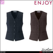 ユニフォーム  オフィス 事務服 制服 ENJOY エンジョイ ベスト EAV1042  2026年秋冬新作 カーシーカシマ