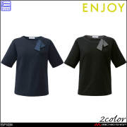 事務服 制服 接客 ENJOY エンジョイ オフィス カーシーカシマ  抗菌防臭 ポロシャツ ESP1034 エヴァーファインニット 2026年春夏新作