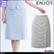 事務服 制服 ENJOY エンジョイ  カーシーカシマ 春夏 タイトスカート ESS779  クリアボーダー