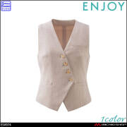事務服 制服 ENJOY エンジョイ オフィス カーシーカシマ ベスト ESV974 キタイシリーズ 