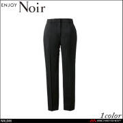 ユニフォーム 制服 受付 カーシーカシマ ENJOY Noir エンジョイ ノワール テーパードパンツ NAL046 ザブラッククローゼット