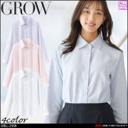 オフィス 事務服 制服 受付 SERVO サーヴォ GROW (グロウ) 長袖ブラウス  GBLL-2358 クールバスケット