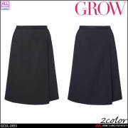 オフィス 事務服 制服 受付 SERVO サーヴォ GROW (グロウ) キュロット GCUL-2455 アーバン・ストライプ