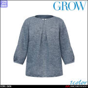 オフィス 事務服 制服 受付 SERVO サーヴォ GROW (グロウ) プルオーバー GOBL-2606  ノーブル・ニット  2026年春夏新作