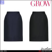 オフィス 事務服 制服 受付 SERVO サーヴォ GROW (グロウ) タイトスカート GSKL-1915 ドライアイス