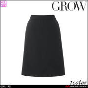 オフィス 事務服 制服 受付 SERVO サーヴォ GROW (グロウ) Aラインスカート GSKL-1967 エッセンシャル・ツイル