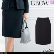 オフィス 事務服 制服 受付 SERVO サーヴォ GROW (グロウ) タイトスカート GSKL-2155 シャドーストライプ・ニット